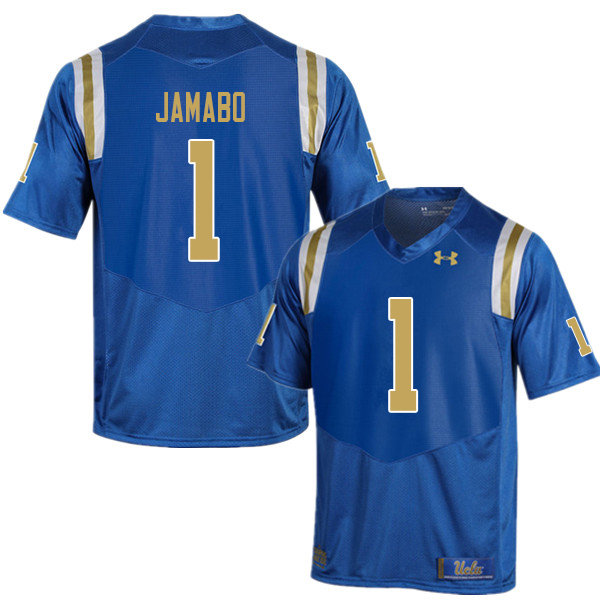 Men #1 Soso Jamabo UCLA Bruins College Football Jerseys Sale-Blue